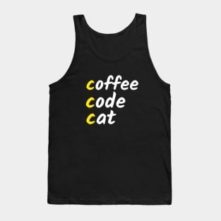 COFFEE CODE CAT Tank Top